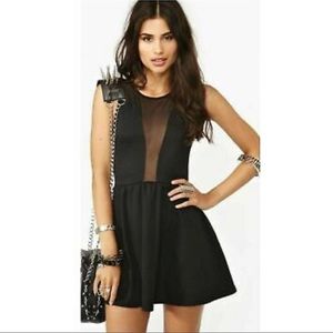 For Love And Lemons Black Mesh Lulu Dress
